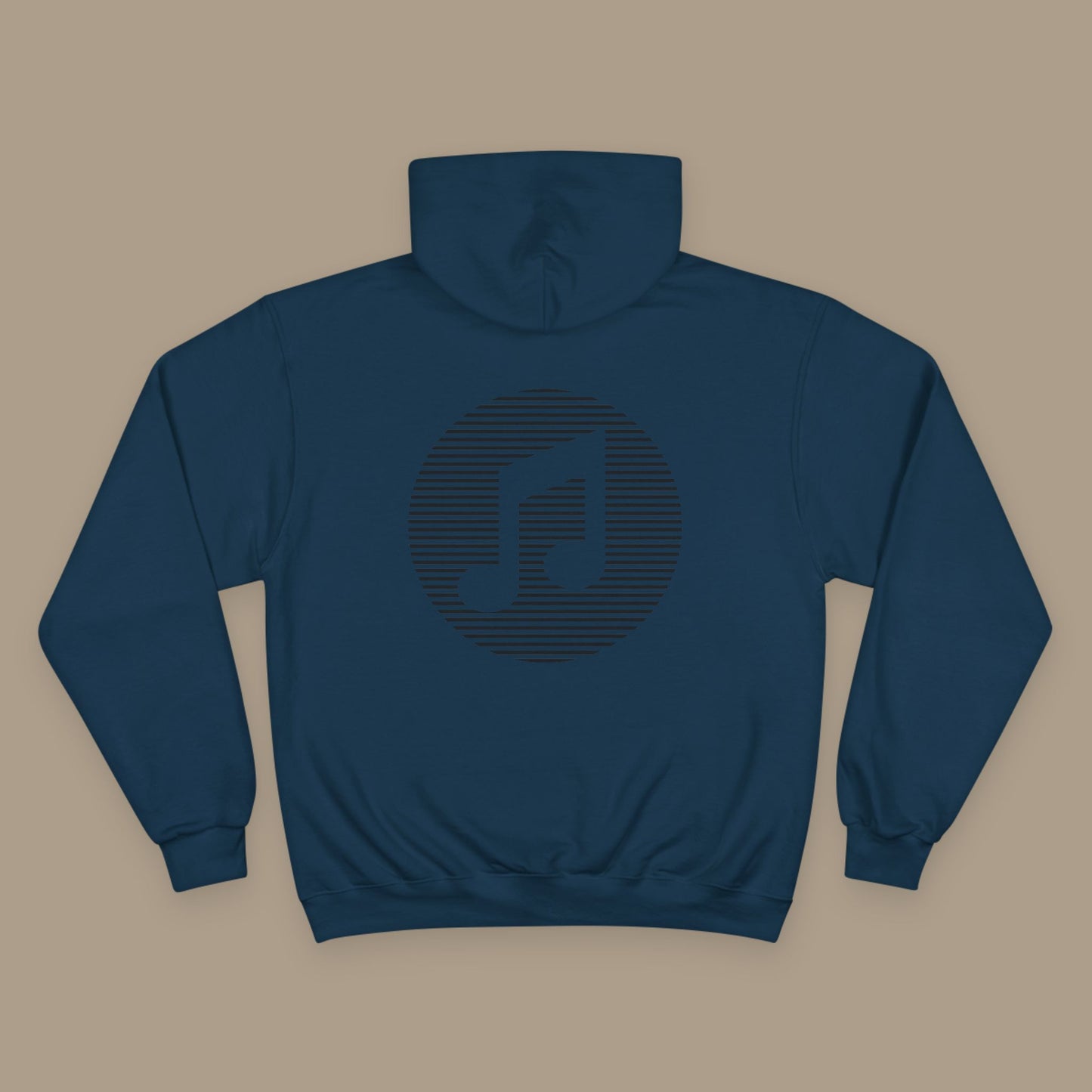 Milo's Music Note Striped Hoodie – Unisex Pullover Sweatshirt with Front Logo and Back Graphic Pattern