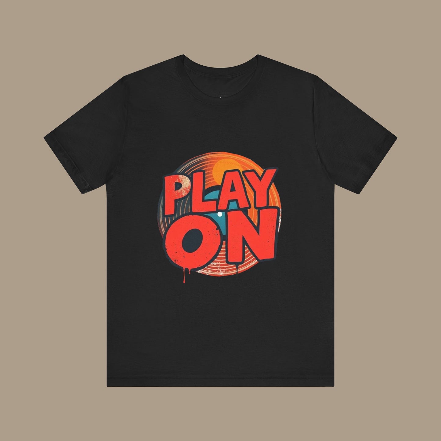 Play On Vinyl T-Shirt – Vintage Turntable Music Lover Tee