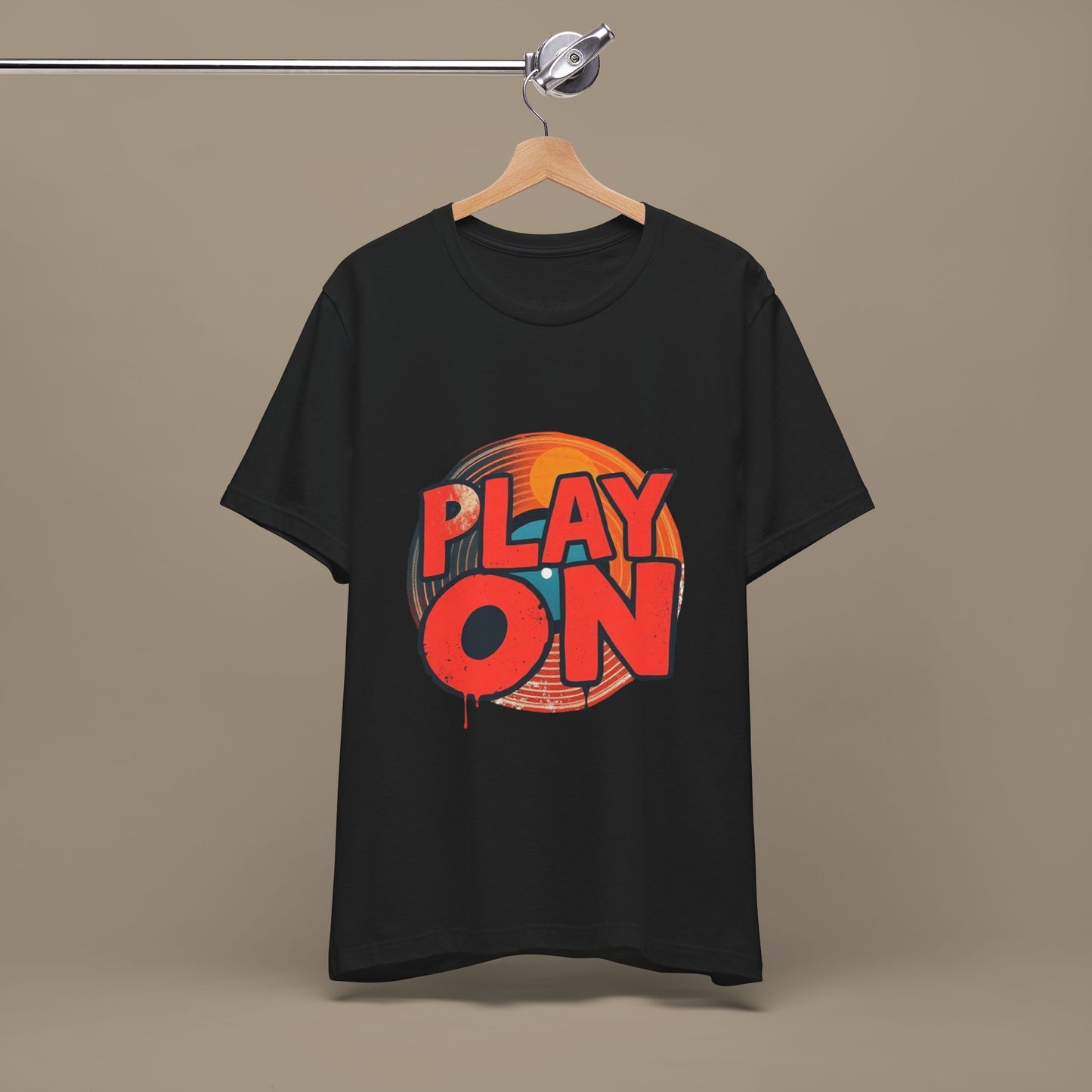 Play On Vinyl T-Shirt – Vintage Turntable Music Lover Tee