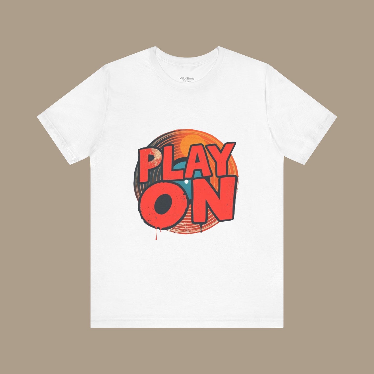 Play On Vinyl T-Shirt – Vintage Turntable Music Lover Tee